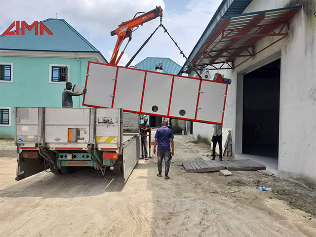 LM90, Capacity 500kg/h, Floating Fish Feed Production Line is delivered to Nigeria Customer