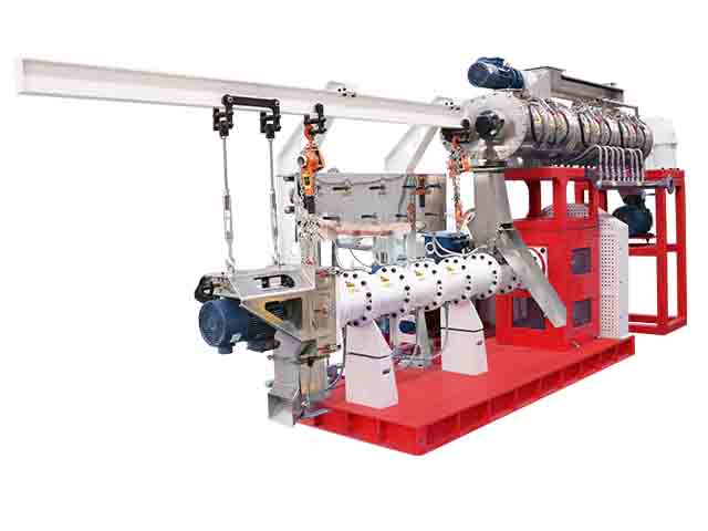 Twin Screw Floating Fish Feed Extruder