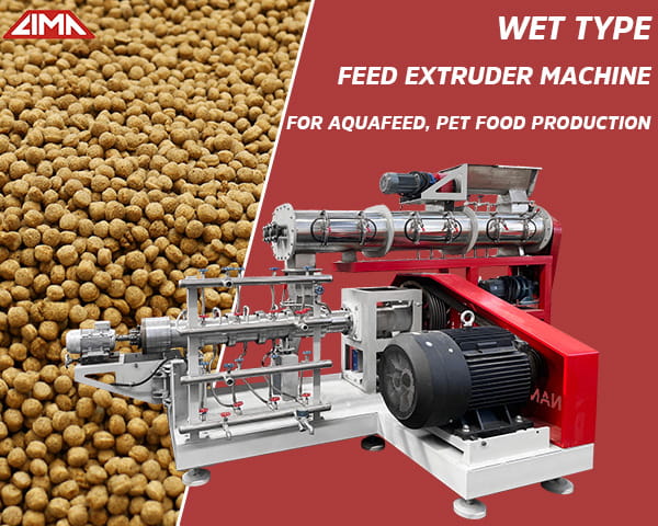 Wet Way Floating Fish Feed Extruder